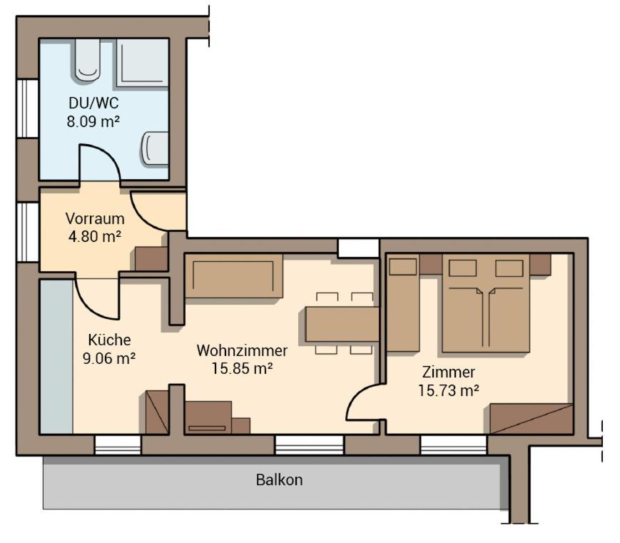 Apart Tyrol Umhausen Chambre photo